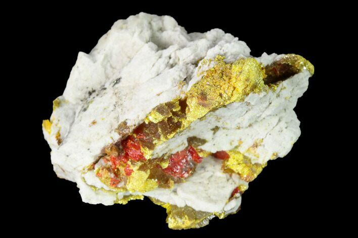 Yellow Orpiment with Realgar - Crven Dol Mine, Macedonia #153340